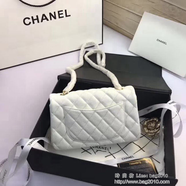 香奈兒CHANEL升級版A1116 進口小羊皮金銀鏈條斜背包 DSC1145